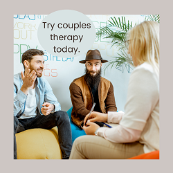 A couple having couples therapy in the Sacramento area using the Gottman Method