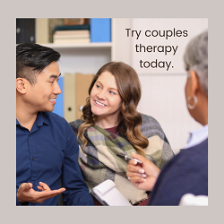 Couple having couples therapy using the Gottman Method in Fair Oaks, CA