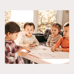 Children playing together using play therapy in Roseville, CA | Search for a child therapist in 95678 to find a trained play therapist