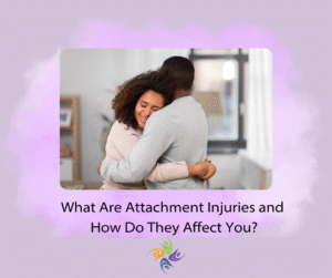 What Are Attachment Injuries and How Do They Affect You?  Image of couple clinging to each other. For individual therapy in California, Roseville or Fair Oaks, give us a call.