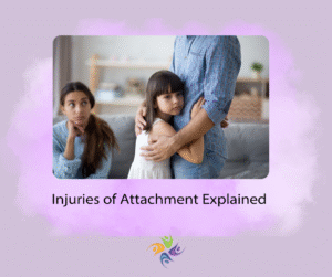 Injuries of Attachment Explained - Image of child clinging to father. For individual therapy in California, Roseville or Fair Oaks, give us a call.