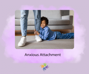 Anxious Attachment  - Image of child clinging to leg of parent.  For individual therapy in California, Roseville or Fair Oaks, give us a call.