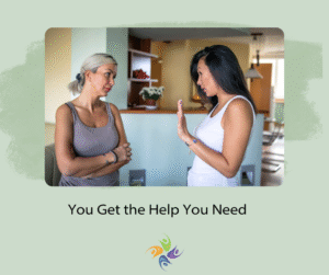 You Get the Help You Need Image of two women arguing in their home. For online couples counseling contact The Relationship Therapy Center in Roseville and Fair Oaks in California and Washington state