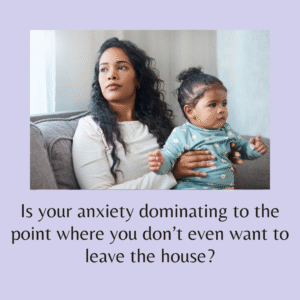 Is your anxiety dominating to the point where you don’t even want to leave the house? Image of woman holding a toddler and sitting on a couch. For individual counseling contact The Relationship Therapy Center in Roseville and Fair Oaks California. For anxiety therapy contact The Relationship Therapy Center in Roseville and Fair Oaks California.