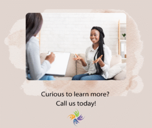Curious to learn more? Call us today! Image of a woman in therapy talking to a therapist. For codependency therapy, both in-person and online, contact The Relationship Therapy Center in Sacramento, Roseville and Fair Oaks California.