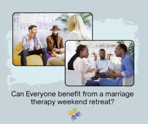 Can a Marriage Therapy Retreat Really Help My Relationship? Image of a couple arguing in couples therapy - working on issues. Are issues of past trauma and grief affecting your relationships? Discover how a private couple therapy retreat can help. The Relationship Therapy Center has trained and licensed couples therapists ready to assist you. We have locations in the greater Sacramento area, in Roseville and Fair Oaks California. We are also licensed to offer online therapy in the States of California, Washington and Idaho.