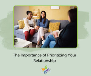 The Importance of Prioritizing Your Relationship Image: Lesbian couple sitting on a couch holding hands talking to a therapist In addition to couples counseling, our Sacramento area counseling clinics located in Roseville, CA and Fair Oaks, CA are pleased to offer a variety of mental health services. The Relationship Therapy Center also offers online counseling in California, Washington and Idaho.