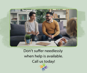 Don’t suffer needlessly when help is available. Give us a call today! Image: Couple talking to a therapist in a therapist office. In addition to couples counseling, our Sacramento area counseling clinics located in Roseville, CA and Fair Oaks, CA are pleased to offer a variety of mental health services. The Relationship Therapy Center also offers online counseling in California, Washington and Idaho.