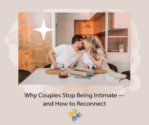 Why Couples Stop Being Intimate — and How to Reconnect Causes and tips for lack of intimacy in a relationship Image of a couple hugging and romantic. Couples, are you wanting to reconnect and bring back intimacy to your relationship? Contact the Relationship Therapy Center today. We have offices in the Sacramento area, including Roseville and Fair Oaks, California. We also offer online therapy in California, Washington and Idaho. 